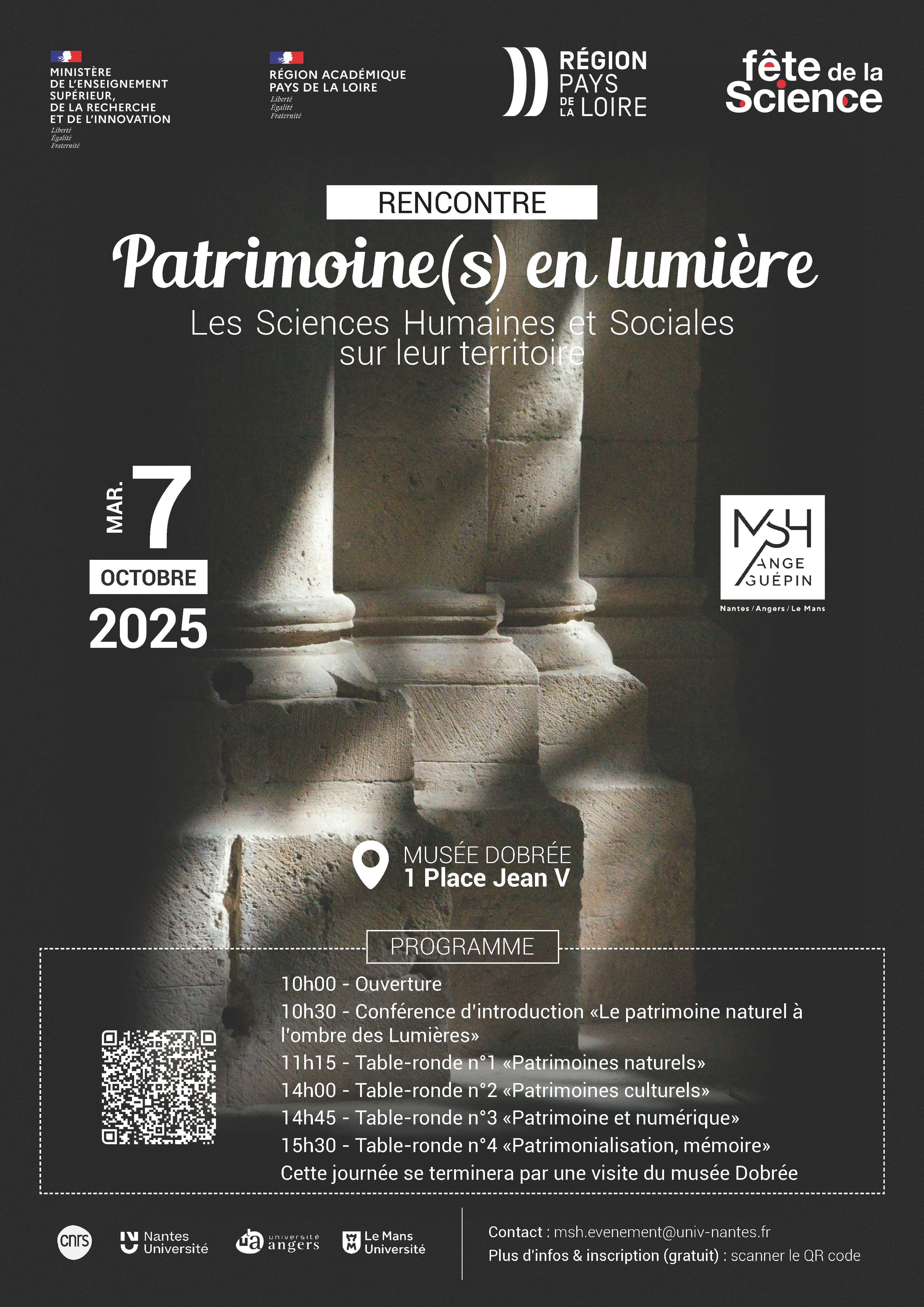 Affiche Patrimoine(s) en lumière